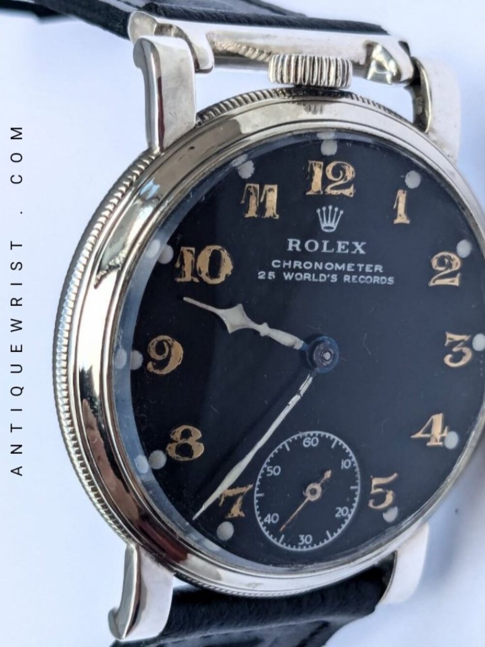 Rolex Chronometer "25 World's Records" 43mm SAR RWCo Ltd Antique Military Timepi